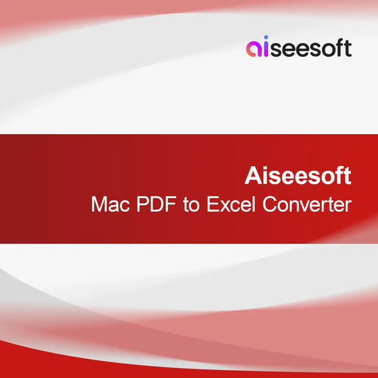 Aiseesoft Mac PDF Excelre konvertáló