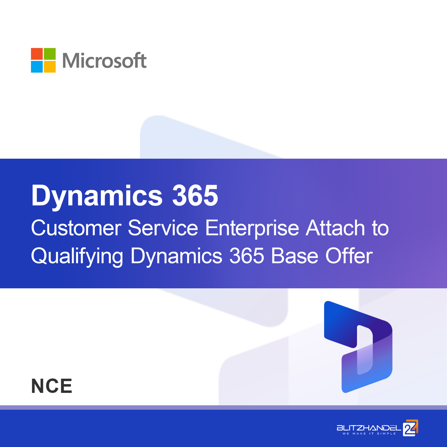 Dynamics 365 Ügyfélszolgálati Szakember Csatlakozás a Jogosult Dynamics 365 Alapajánlathoz (NCE)