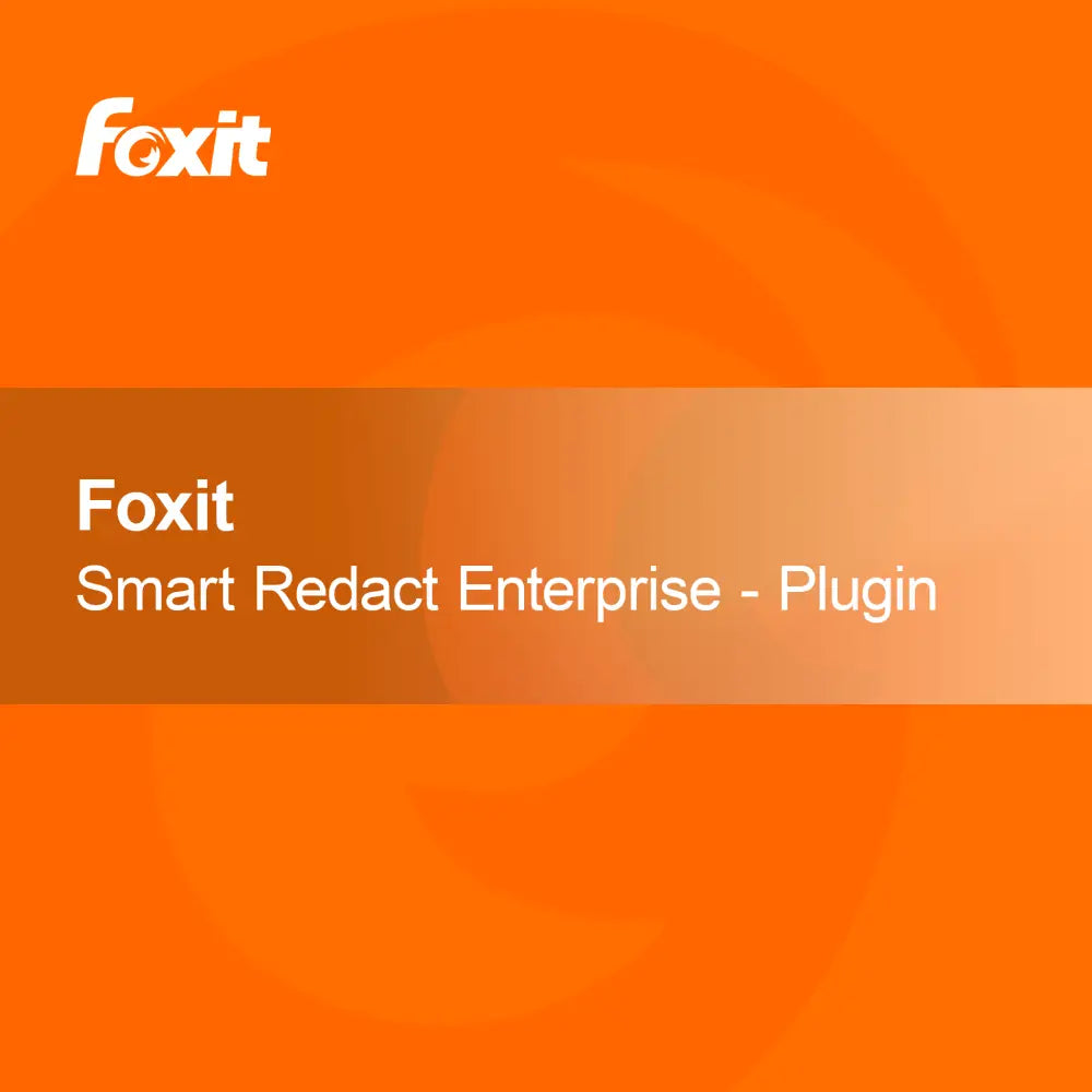 Foxit Smart Redact Enterprise - Bővítmény