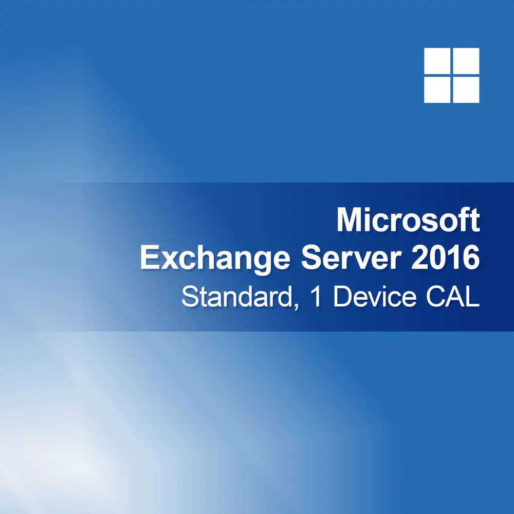 Microsoft Exchange Server 2016 Standard, 1 eszköz CAL