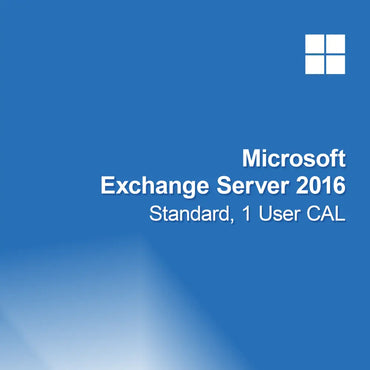 Microsoft Exchange Server 2016 Standard, 1 felhasználói CAL