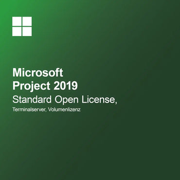 Microsoft Project 2019 Standard Nyílt Licenc, Terminálszerver, Tömeges licenc