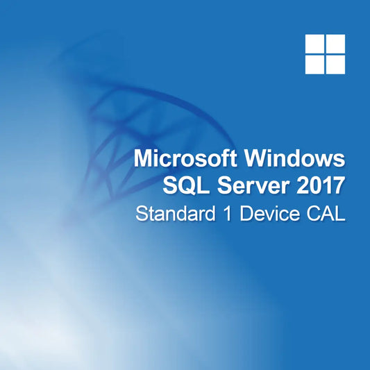 Microsoft SQL Server 2017 Standard, 1 eszköz CAL