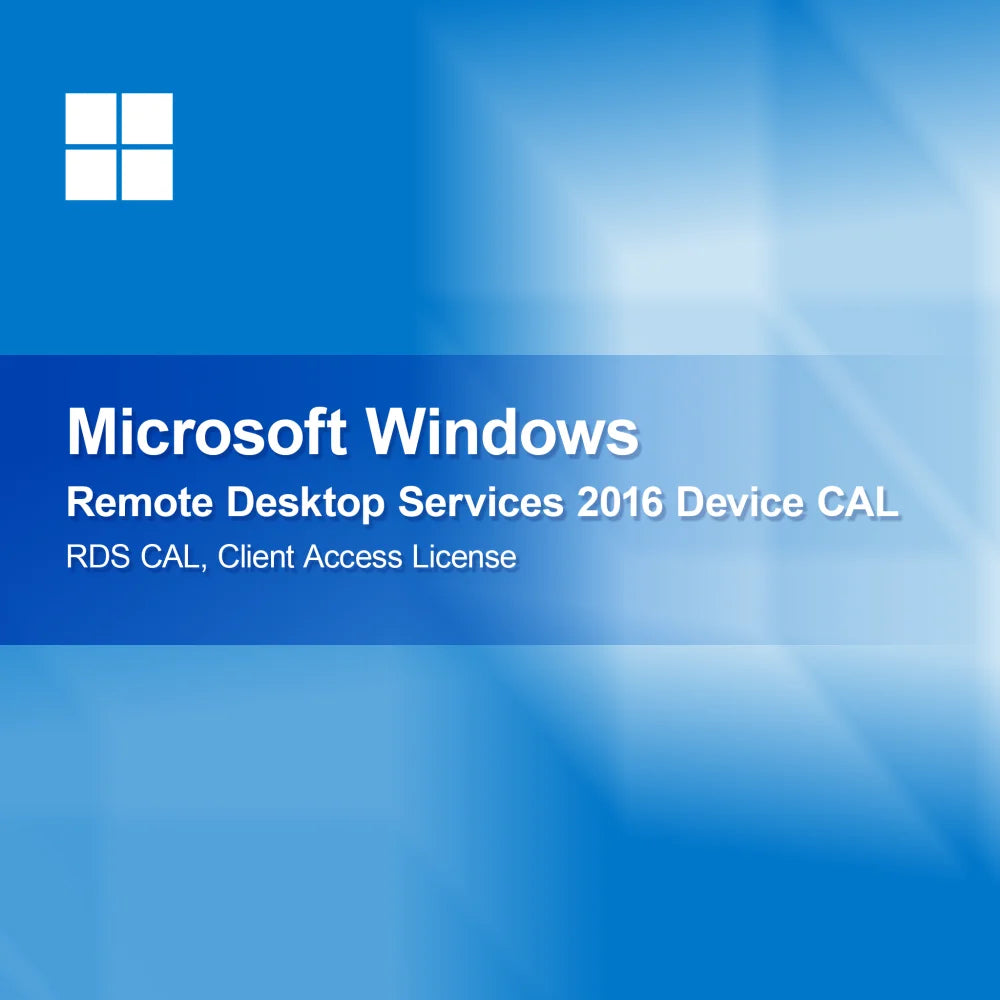 Microsoft Windows Remote Desktop Services 2016 eszköz CAL, RDS CAL, kliens-hozzáférési licenc