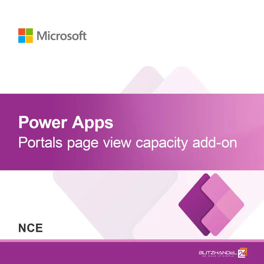 Power Apps Portals oldalmegtekintési kapacitás bővítmény (NCE)