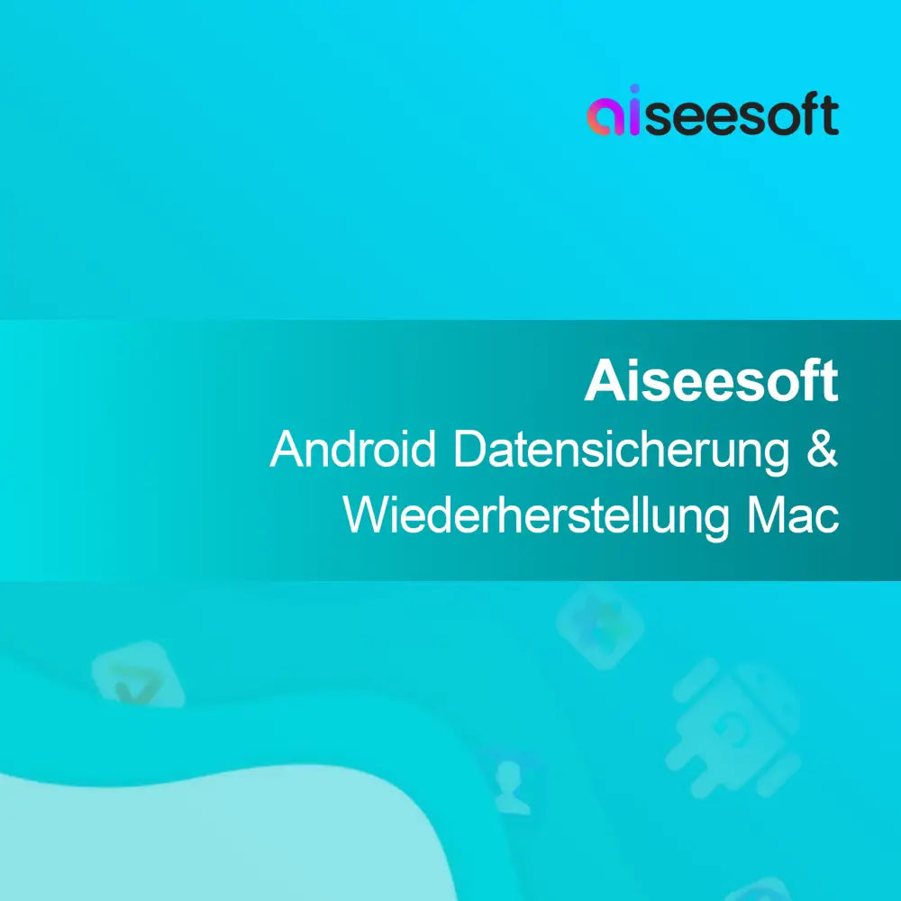 Aiseesoft Android Adatmentés és Visszaállítás Mac