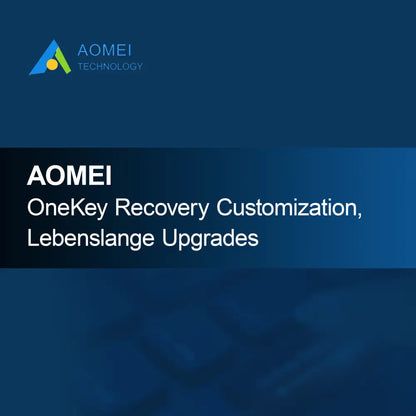 AOMEI OneKey Recovery testreszabás, élethosszig tartó frissítések
