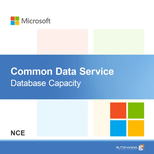 Common Data Service adatbázis kapacitás (NCE)