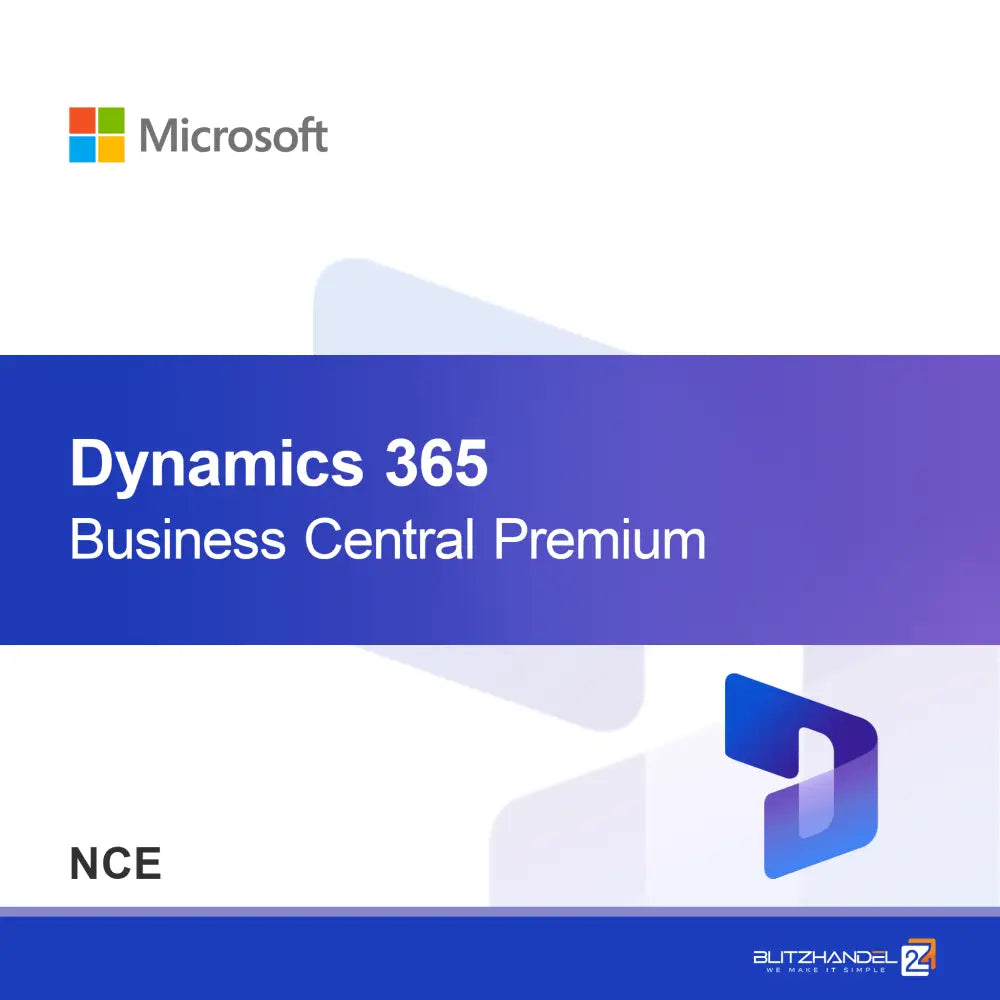 Dynamics 365 Business Central Prémium (NCE)