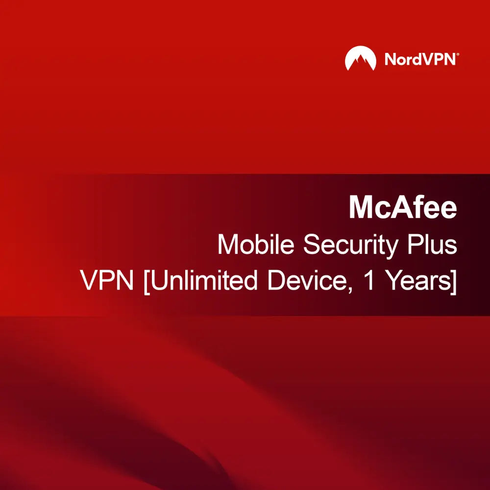 McAfee Mobile Security Plus VPN [Korlátlan eszköz, 1 év]