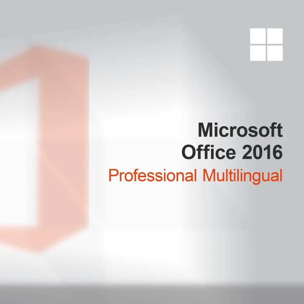 Microsoft Office 2016 Professional többnyelvű