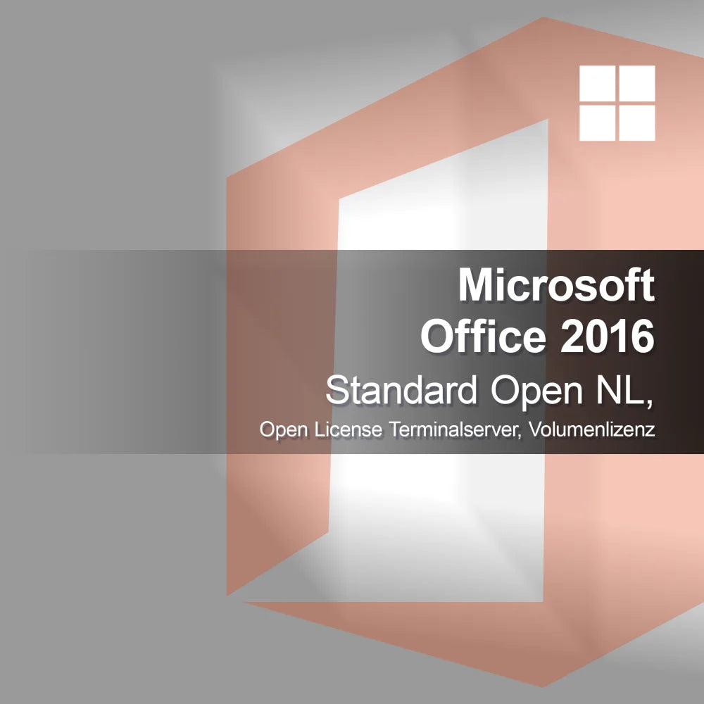 Microsoft Office 2016 Standard Open NL, Open License Terminalserver, Tömeges licenc