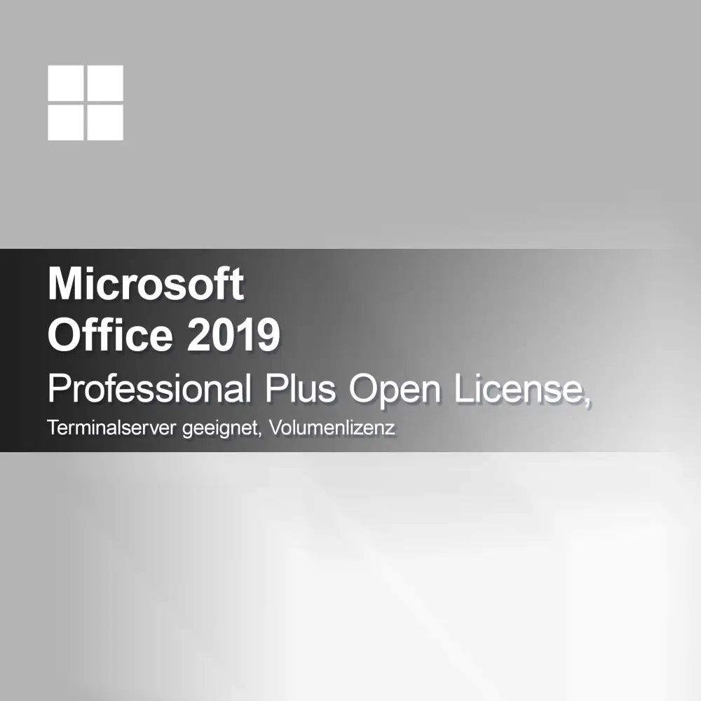 Microsoft Office 2019 Professional Plus Nyílt licenc, terminálszerver kompatibilis, volumenlicenc