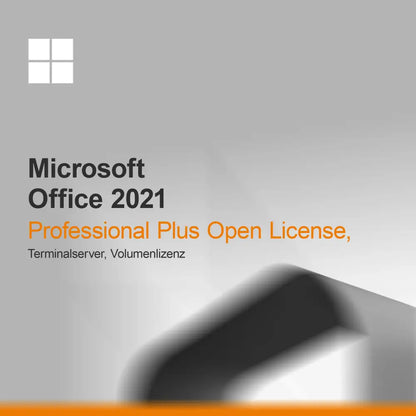 Microsoft Office 2021 Professional Plus Nyílt Licenc, Terminálszerver, Tömeges licenc
