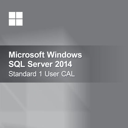 Microsoft SQL Server 2014 Standard 1 felhasználói CAL
