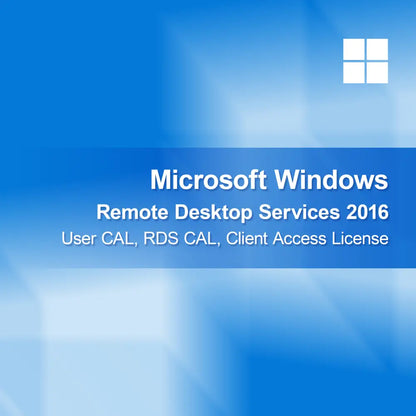 Microsoft Windows Remote Desktop Services 2016 felhasználói CAL, RDS CAL, kliens-hozzáférési licenc