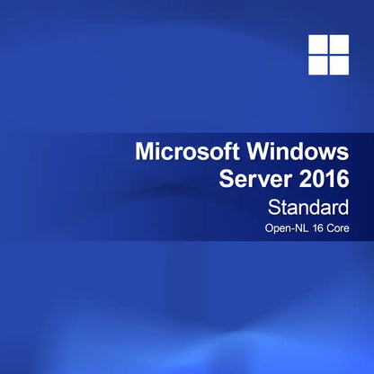 Microsoft Windows Server 2016 Standard Open-NL 16 mag