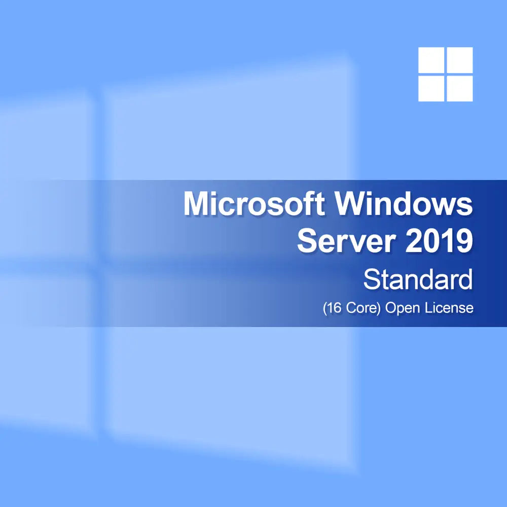 Microsoft Windows Server 2019 Standard (16 mag) Open License