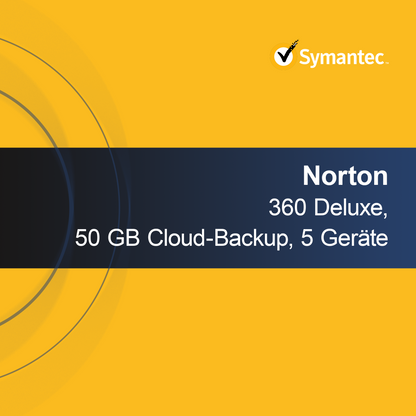 Norton 360 Deluxe, 50 GB felhőalapú biztonsági mentés 5 eszközre