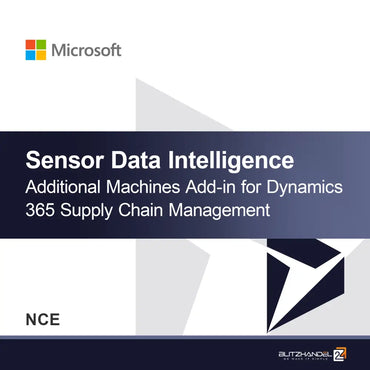 Sensoradat-intelligencia további gépek bővítmény a Dynamics 365 Supply Chain Management (NCE) számára