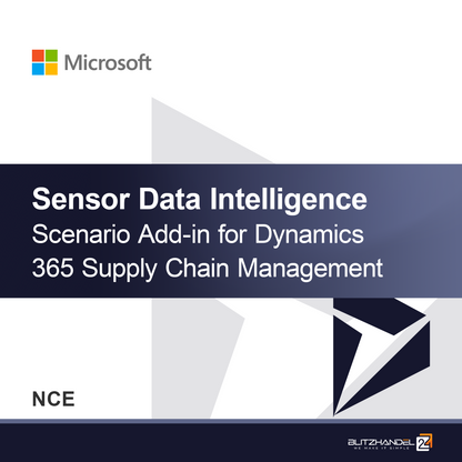 Érzékelőadat-intelligencia forgatókönyv bővítmény a Dynamics 365 Supply Chain Management (NCE) számára