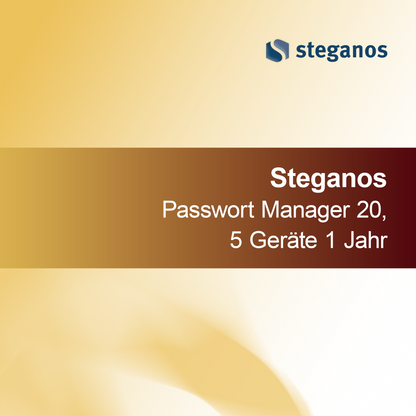 Steganos Jelszókezelő 20, 5 eszköz 1 év