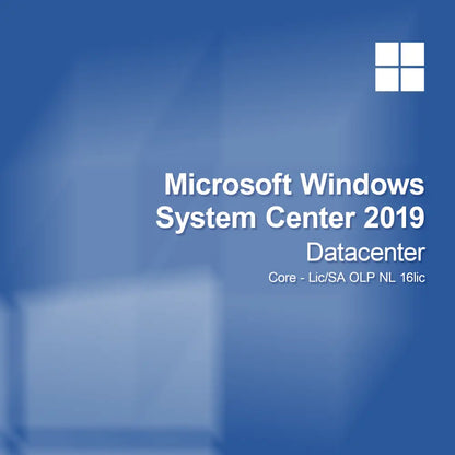 System Center 2019 Datacenter Core - Lic/SA OLP NL 16 licenc