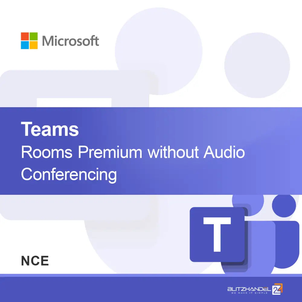 Teams Rooms Premium audio konferencia nélkül (NCE)