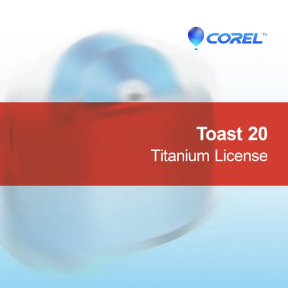 Toast 20 Titanium licenc