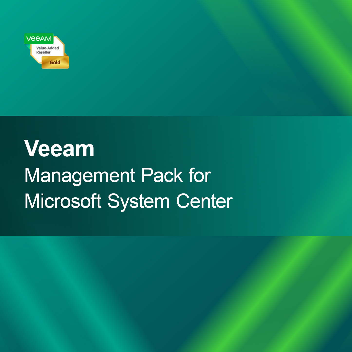 Veeam Management Pack a Microsoft System Centerhez